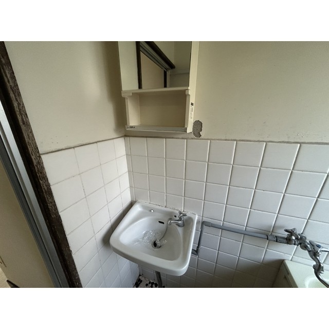 洗面設備　使いやすい洗面所です