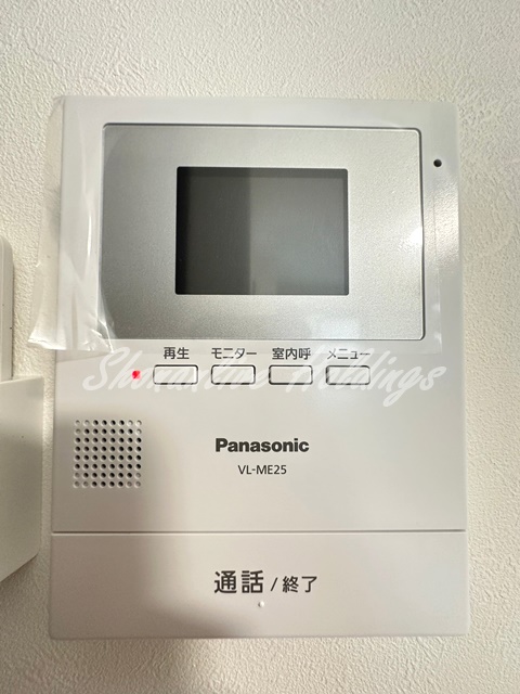 セキュリティ　モニター付きインターフォン