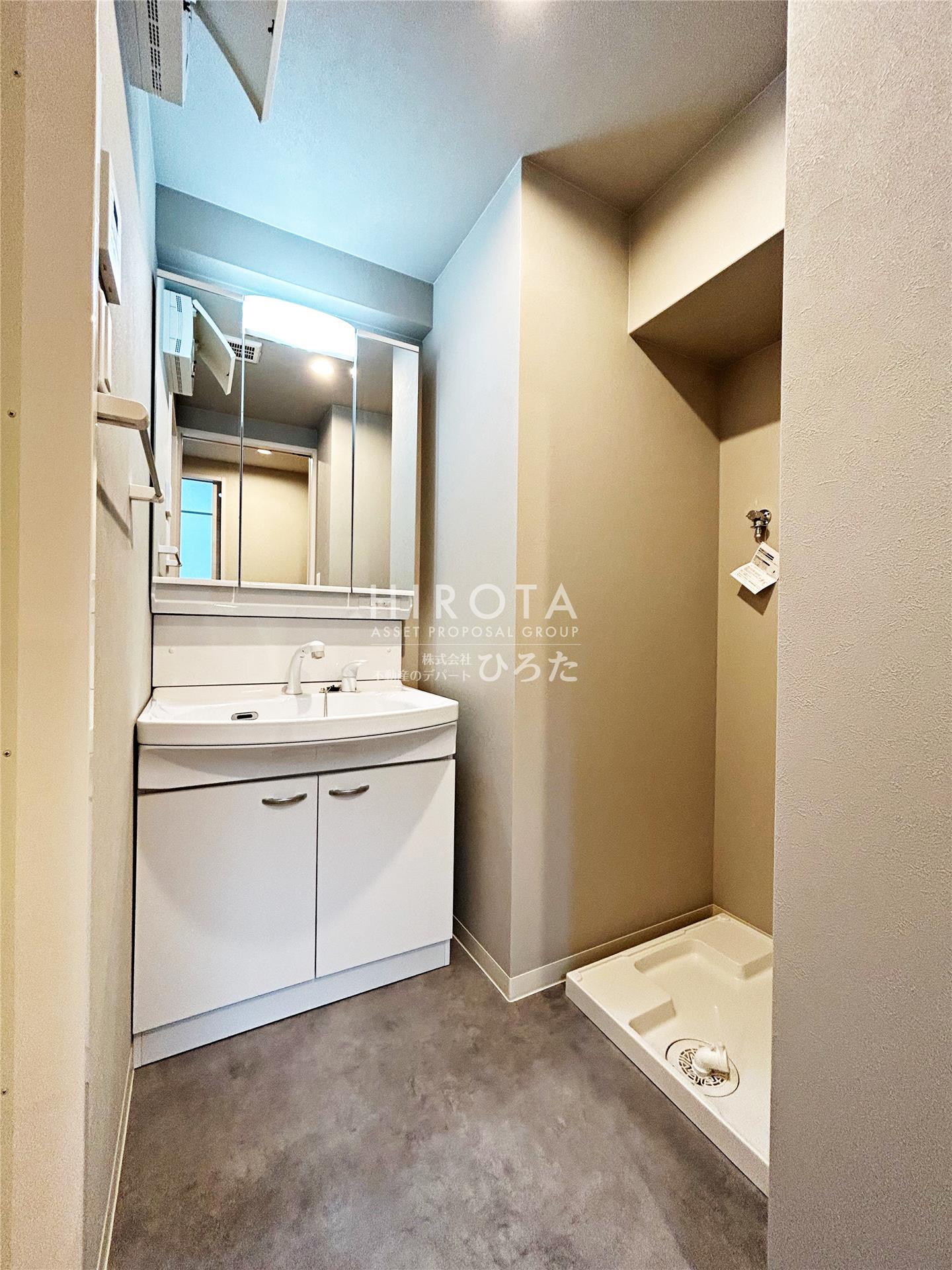 洗面設備　建築中の為、同施工会社の写真でご参考下さい。