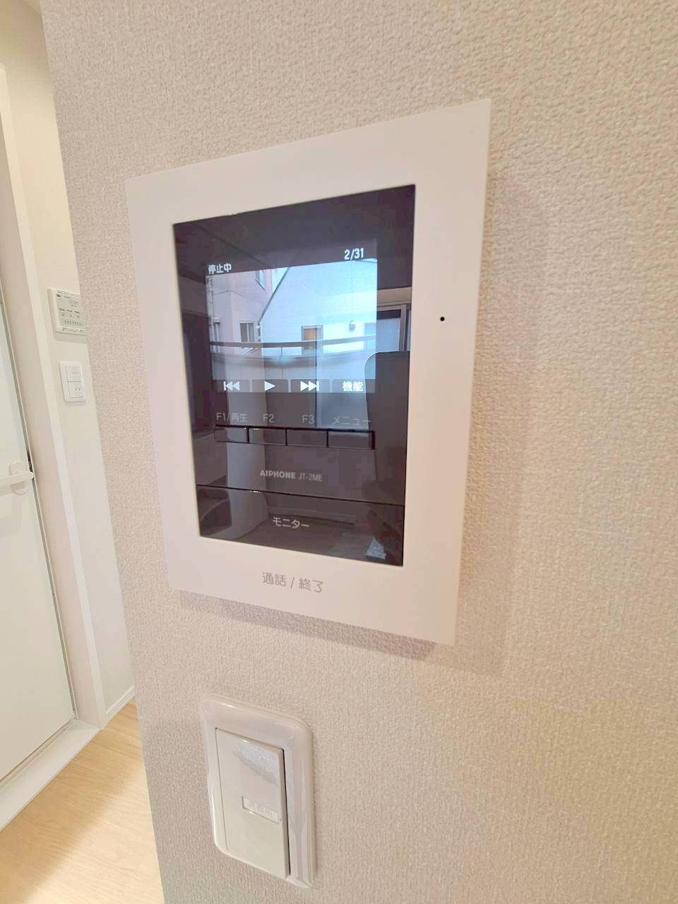 セキュリティ　★録画機能付きカラーモニターホン★