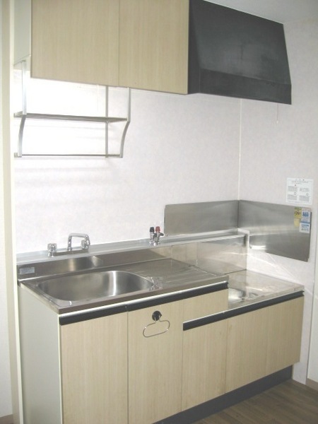 キッチン　ガスコンロ設置可能なキッチンです！