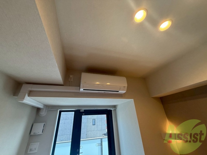 その他設備　エアコンも設置されております。来客確認はコチラからどうぞ。