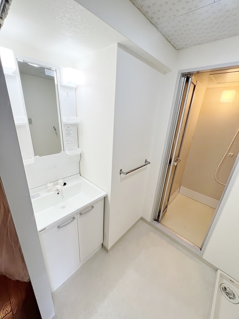 洗面設備　独立洗面台・室内洗濯機置き場