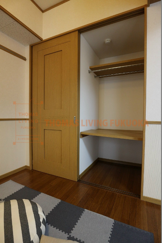 収納　しっかり収納できるクローゼット。