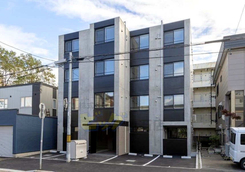 建物外観　インターネット無料・ガス料金上限制導入の新築マンションです♪