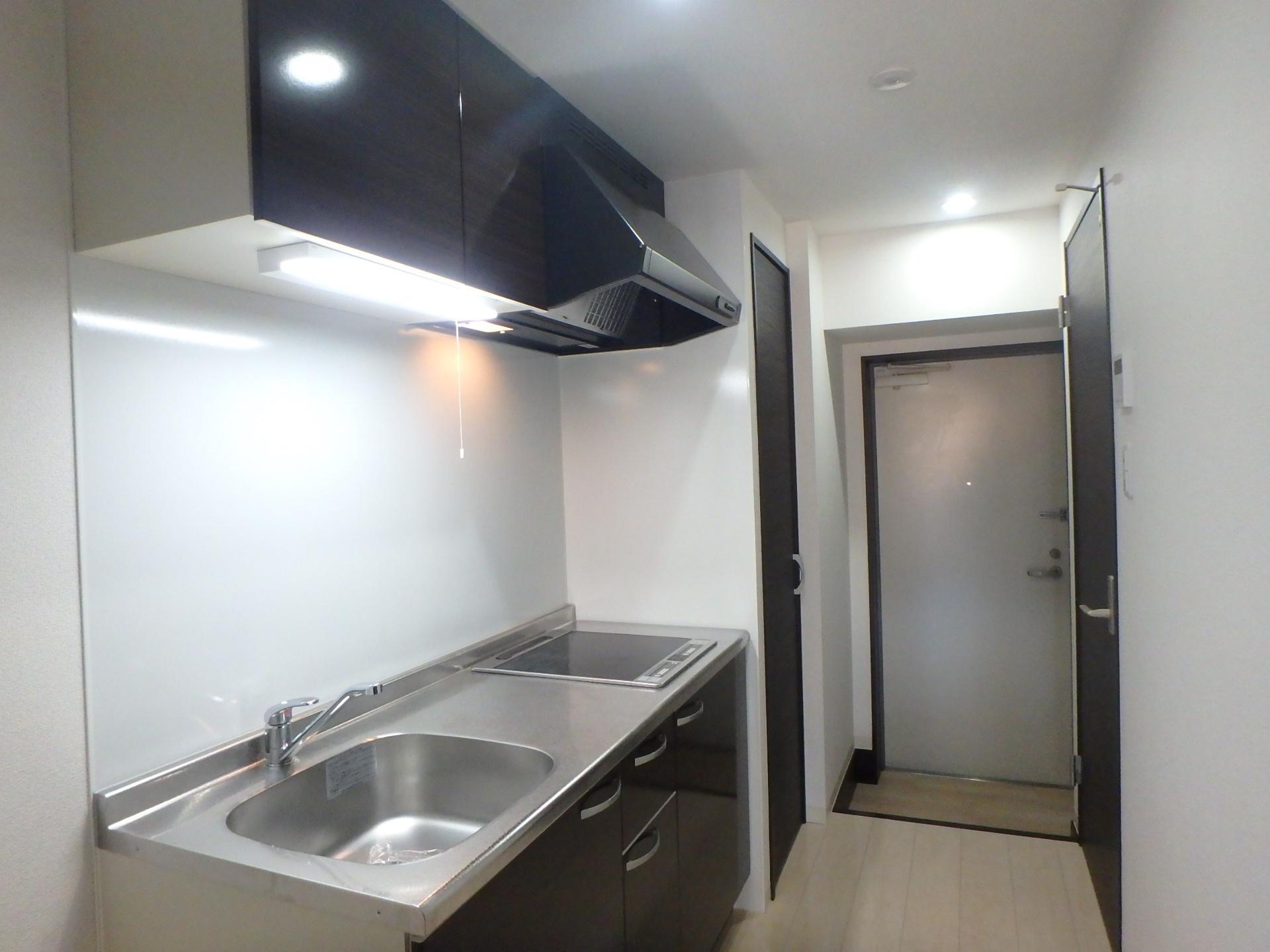 キッチン　２口IHコンロ付のキッチンです