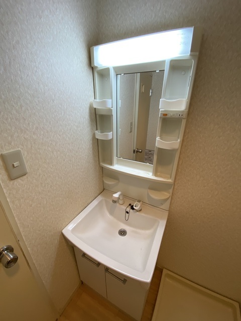 洗面設備　シャンプードレッサー嬉しいですね