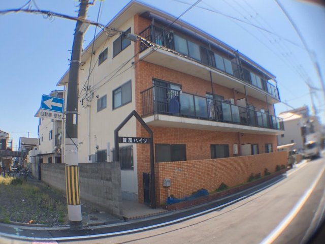 建物外観　防犯カメラ完備☆