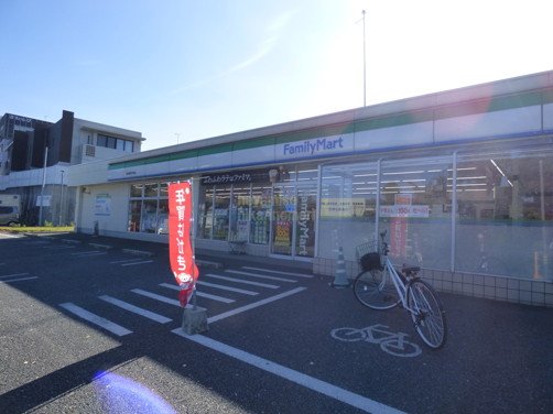 コンビニ　ファミリーマート　熊本龍田町弓削店（コンビニ）まで540m