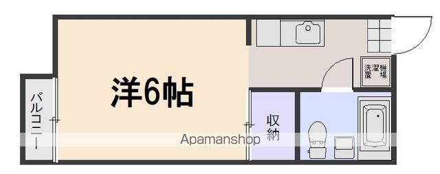 ＪＲ山陽本線 岡山駅 徒歩15分 2階建 築42年の間取り写真
