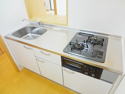 キッチン　2口コンロ