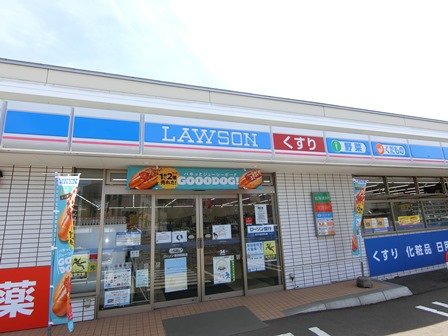 コンビニ　ローソン厚別駅前店（コンビニ）まで454m