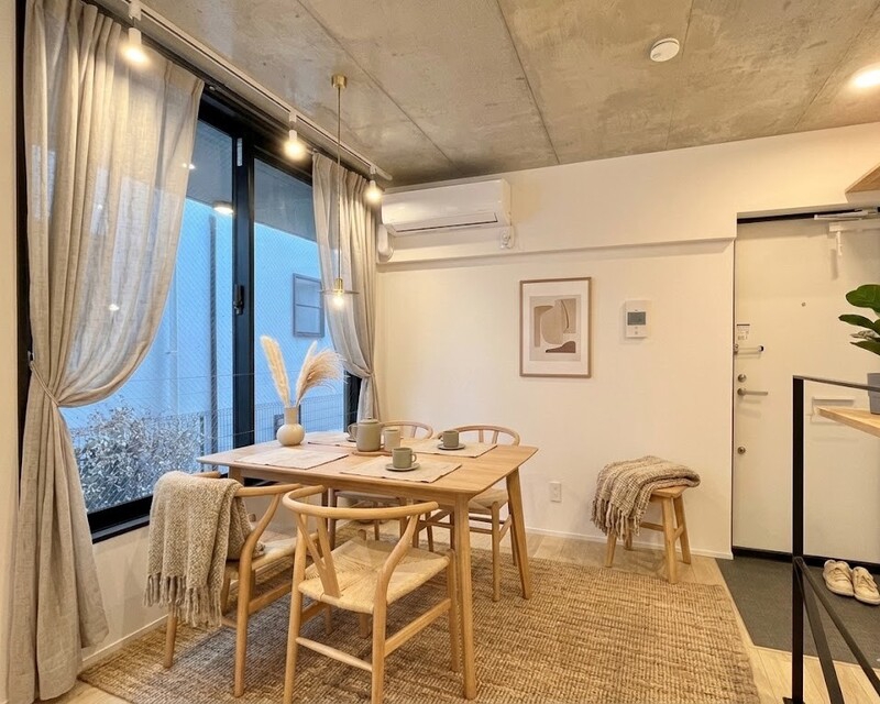 眺望　ＣＧ作成の為家具は付帯いたしません　※同間取りの２０４号室の