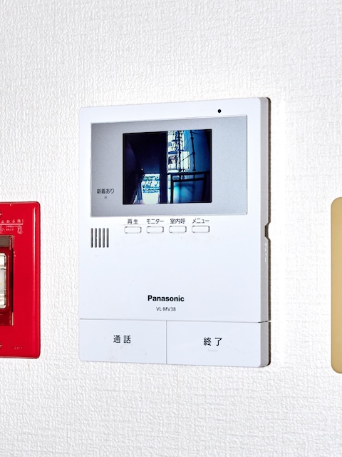 セキュリティ　カラーモニター付インターホン