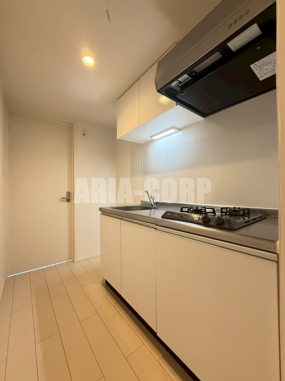 キッチン　2口ガスコンロ。システムキッチン搭載♪