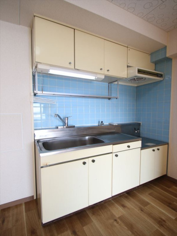 キッチン　ガスコンロ設置可