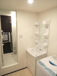 洗面設備　独立洗面台があります。