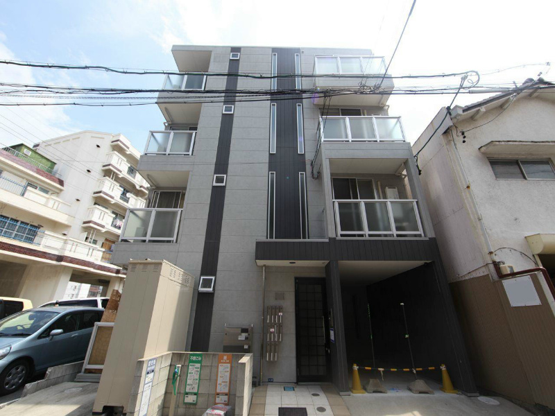 建物外観　外観　オートロック付　家具家電（冷蔵庫レンジ洗濯機等）ご用意