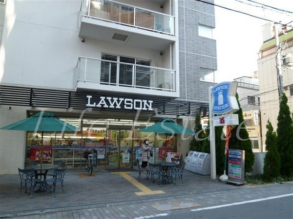 コンビニ　ローソン安堂寺町二丁目店（コンビニ）まで258m