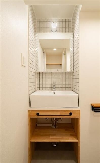 洗面設備　※完成イメージパースとなります。家具家電は付帯しません。