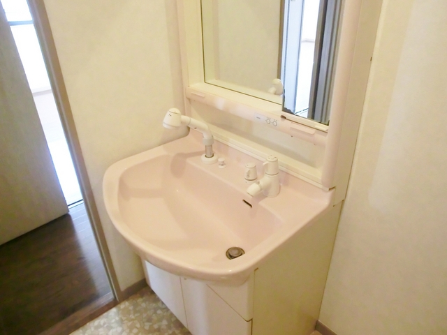 洗面設備　シャンプードレッサー・脱衣所有ります。