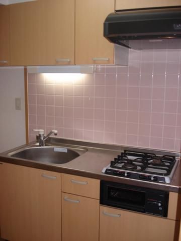 キッチン　２口ガスシステムＫ（魚焼グリル付き）