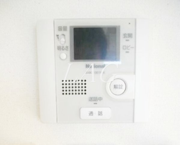 セキュリティ　モニター付きインターフォンです。