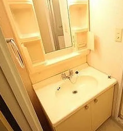 洗面設備　別のお部屋の室内写真になります。