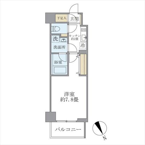 KDXレジデンス浅草の間取り写真