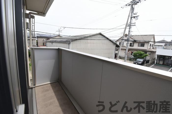 バルコニー　うどん県のお部屋探しはうどん不動産へ うどんちゃんとLINE
