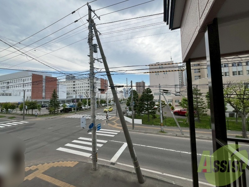 眺望　眺望です。建物はありますが風通しは良さそうです。