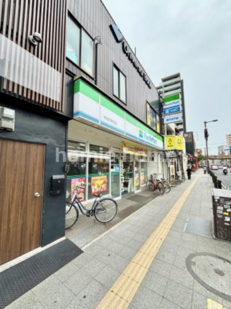コンビニ　ファミリーマート 寺田町駅前店（コンビニ）まで420m