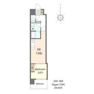 Alivis新町の間取り写真