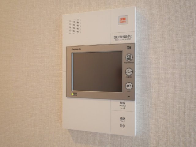 セキュリティ　モニター付きインターホンです