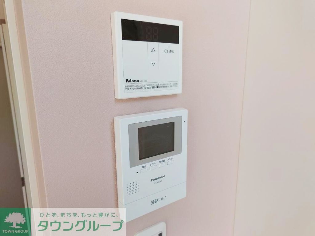 セキュリティ　新築時のお写真です