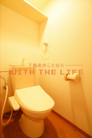 トイレ　ゆったりとした空間のトイレです