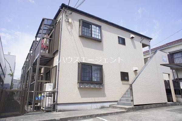 建物外観　１Ｋアパート南向き、広くて室内キレイです。葛西・西葛西・葛西
