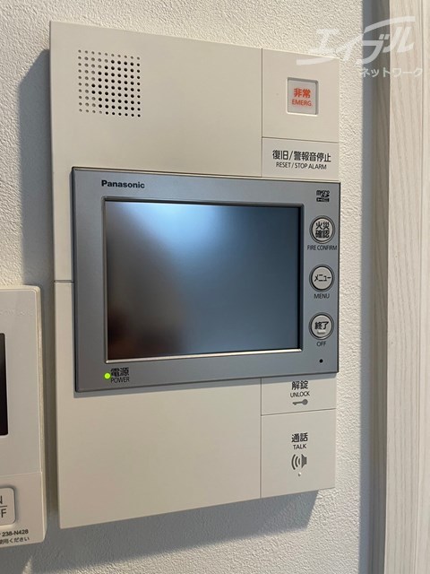 セキュリティ　ＴＶモニター付きなので防犯面良好です。