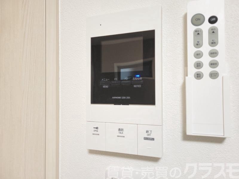 セキュリティ　来訪者が確認できるモニターホン♪