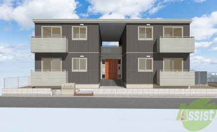 建物外観　仙台市若林区荒井鱗谷地「ルーチェ・ブリエ」
