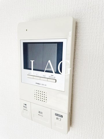 セキュリティ　モニター付きインターフォンです。