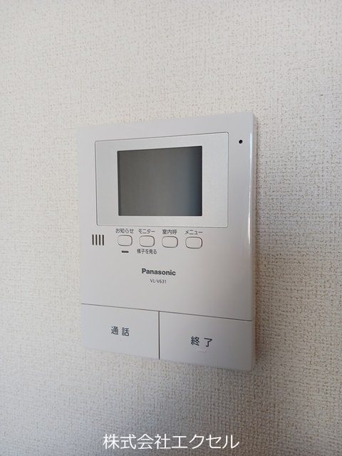 セキュリティ　来訪者の姿を確認できます。