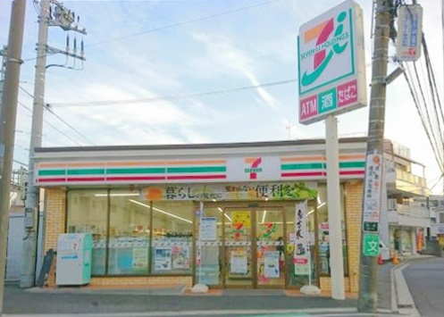 コンビニ　セブン-イレブン 横浜杉田３丁目店（コンビニ）まで408m