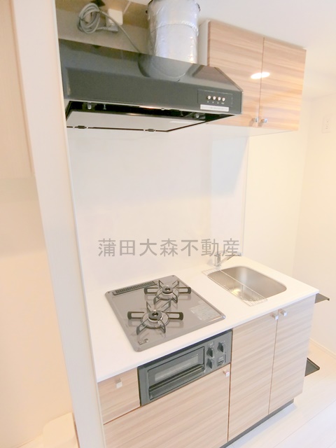 キッチン　2口ガスグリル付システムキッチン