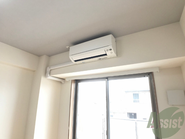 その他設備　エアコンが設置してありますので、寒暖対策もばっちり。