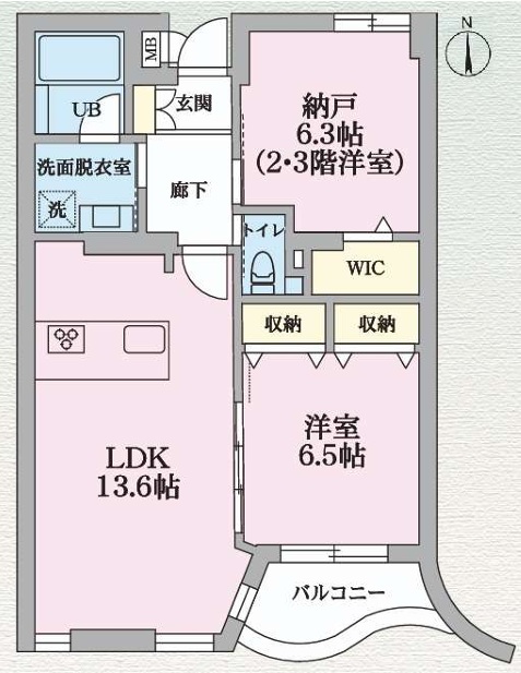 東急東横線 学芸大学駅 徒歩9分 3階建 築1年の間取り写真