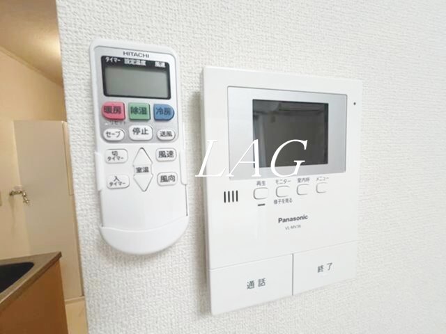 セキュリティ　モニター付きインターホンです。