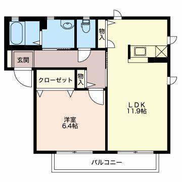 ボヌール上郷の間取り写真