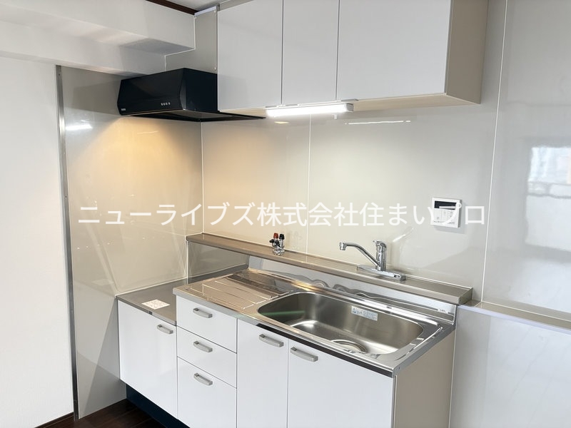 京阪本線 古川橋駅 徒歩4分 7階建 築37年のキッチン写真
