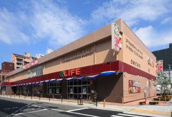 スーパー　ライフ下寺店（スーパー）まで376m